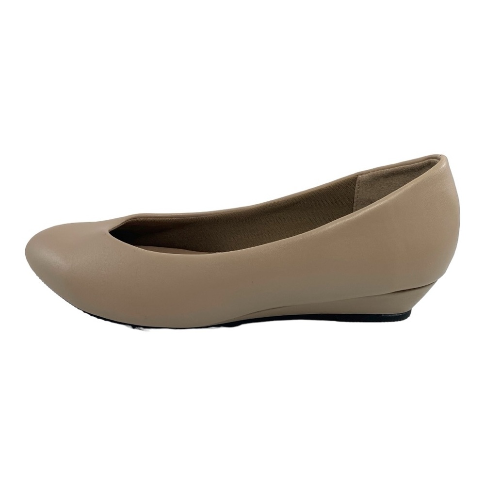 Angel Steps Dress Wedge Tan Size 7.5M Shoes - Picture 5 of 8